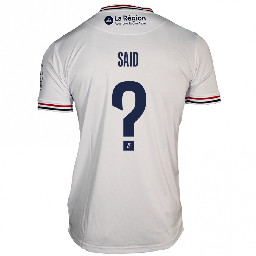 Enfant Football Maillot Amine Saïd #0 Blanc Tenues Extérieur 2024/25