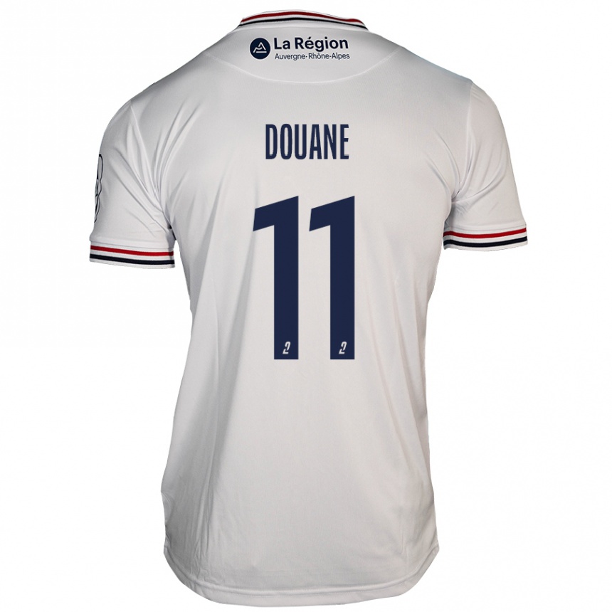 Enfant Football Maillot Maïdine Douane #11 Blanc Tenues Extérieur 2024/25