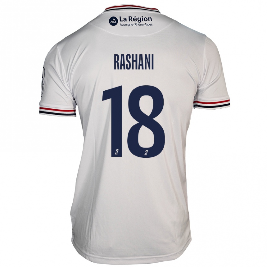 Enfant Football Maillot Elbasan Rashani #18 Blanc Tenues Extérieur 2024/25