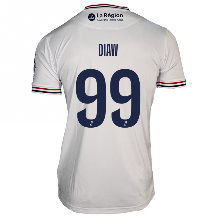 Enfant Football Maillot Mory Diaw #99 Blanc Tenues Extérieur 2024/25