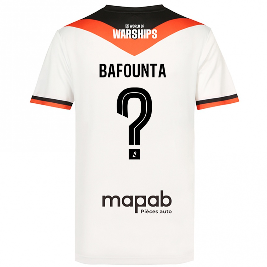 Enfant Football Maillot Kamal Bafounta #0 Blanc Tenues Extérieur 2024/25