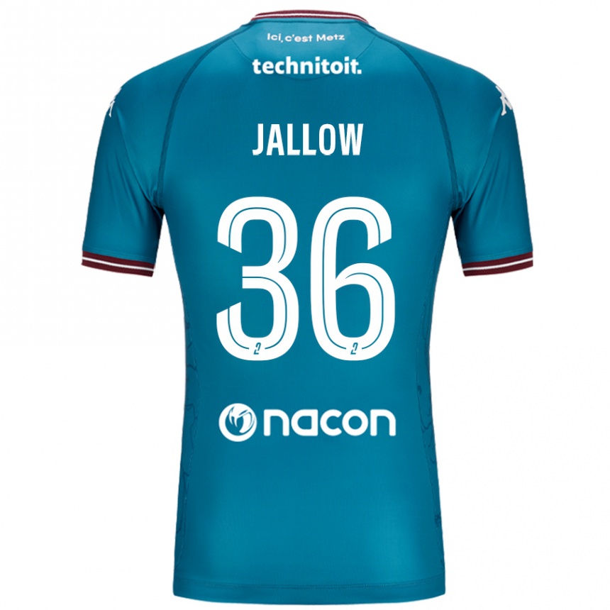 Enfant Football Maillot Ablie Jallow #36 Bleu Pétrole Tenues Extérieur 2024/25