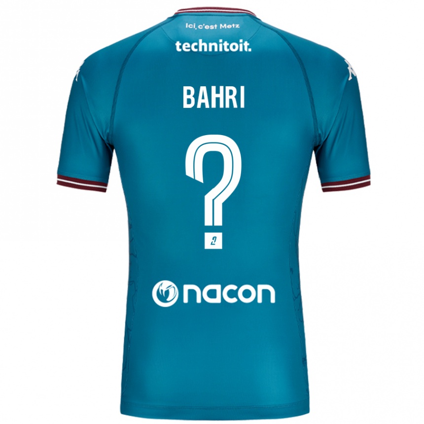 Enfant Football Maillot Wassim Bahri #0 Bleu Pétrole Tenues Extérieur 2024/25