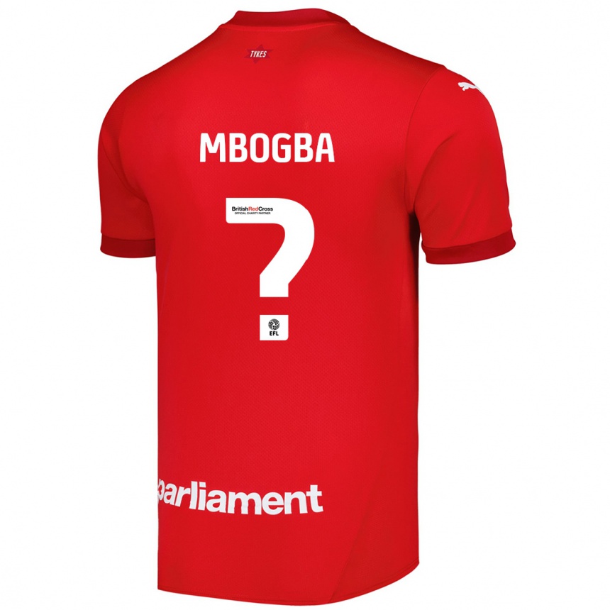 Homme Football Maillot Malachi Mbogba #0 Rouge Tenues Domicile 2024/25