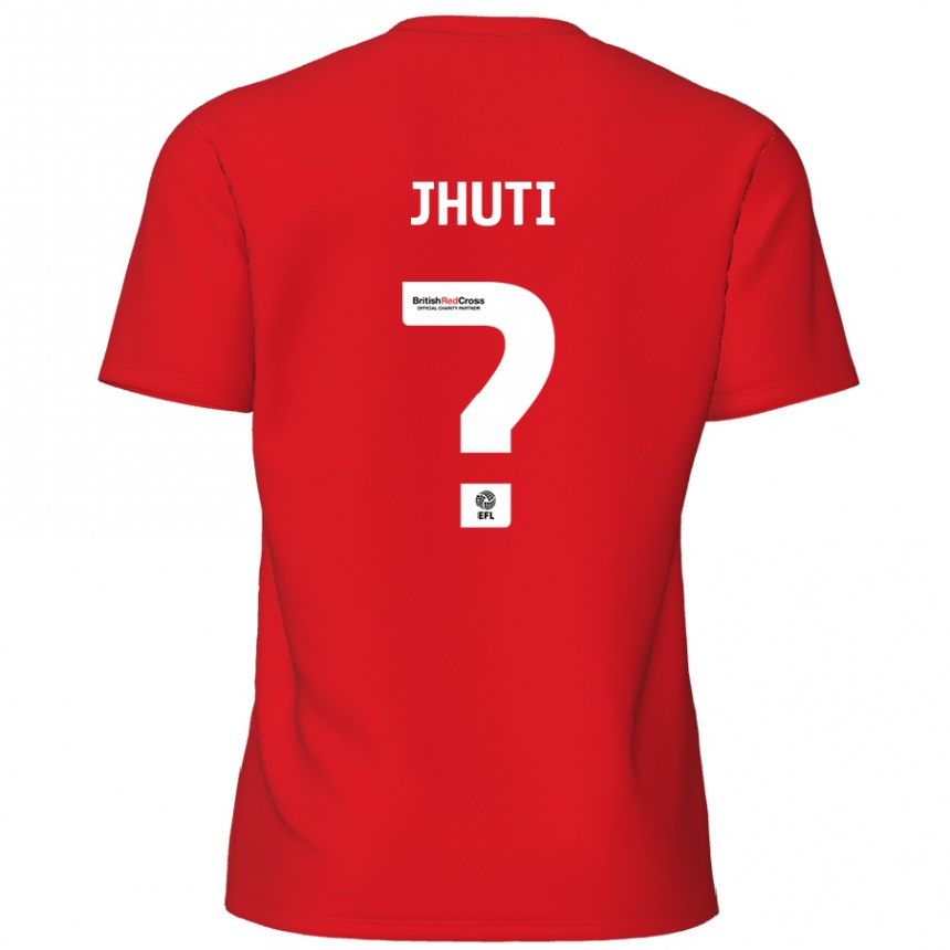 Homme Football Maillot Reece Jhuti #0 Rouge Tenues Domicile 2024/25