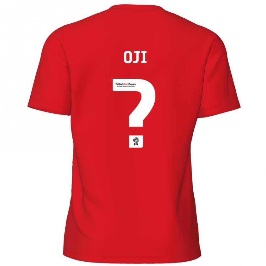 Homme Football Maillot Uko Oji #0 Rouge Tenues Domicile 2024/25