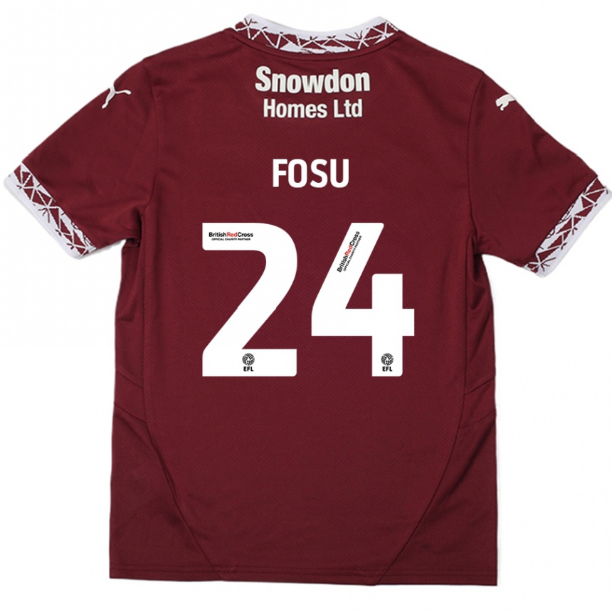 Homme Football Maillot Tariqe Fosu #24 Bordeaux Tenues Domicile 2024/25