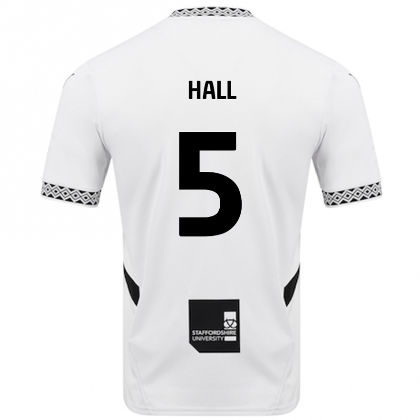 Homme Football Maillot Connor Hall #5 Blanc Tenues Domicile 2024/25