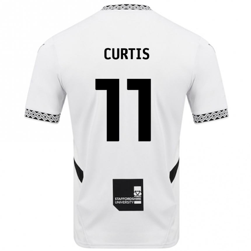 Homme Football Maillot Ronan Curtis #11 Blanc Tenues Domicile 2024/25