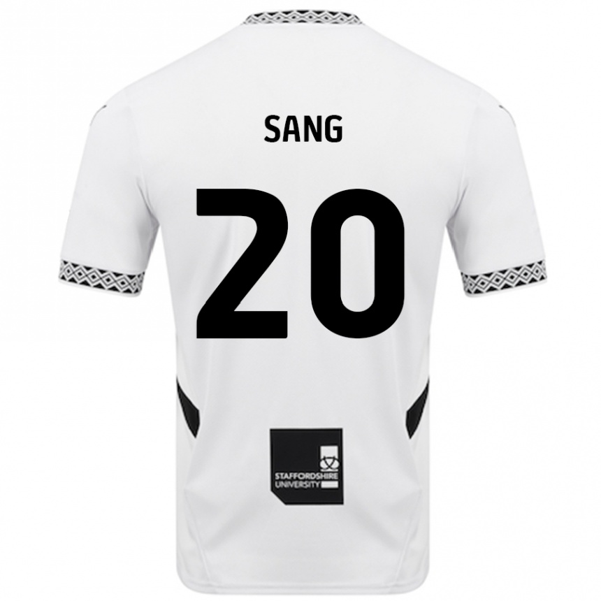 Homme Football Maillot Tom Sang #20 Blanc Tenues Domicile 2024/25