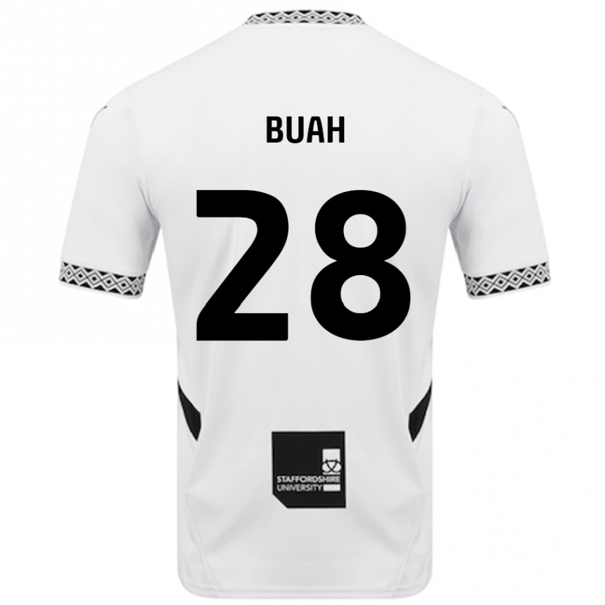 Homme Football Maillot Andrew Buah #28 Blanc Tenues Domicile 2024/25