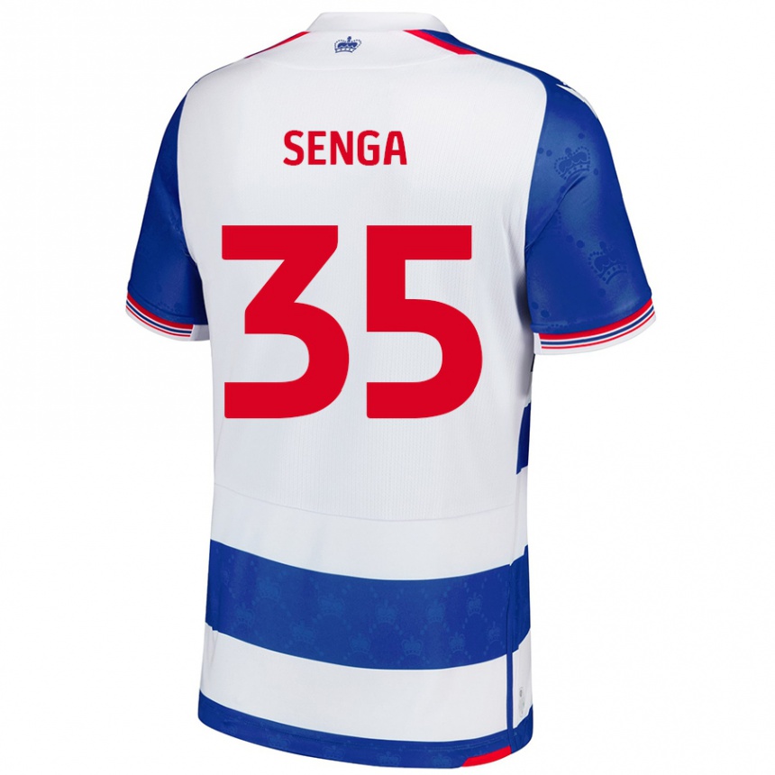 Homme Football Maillot Jack Senga #35 Bleu Blanc Tenues Domicile 2024/25