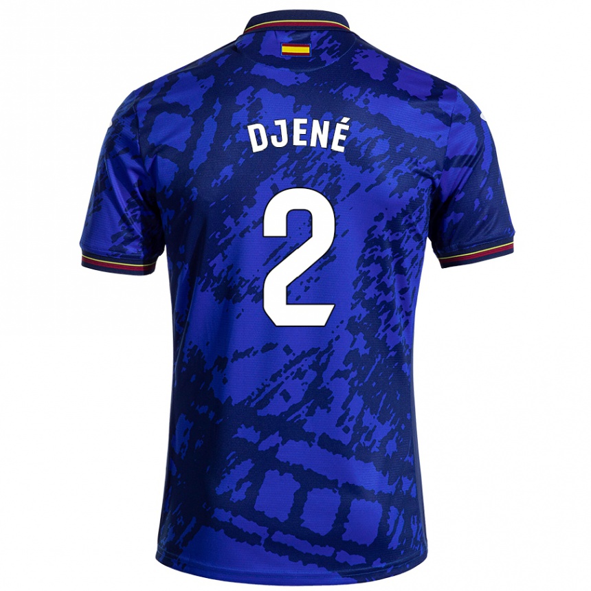 Homme Football Maillot Djené #2 Bleu Foncé Tenues Domicile 2024/25