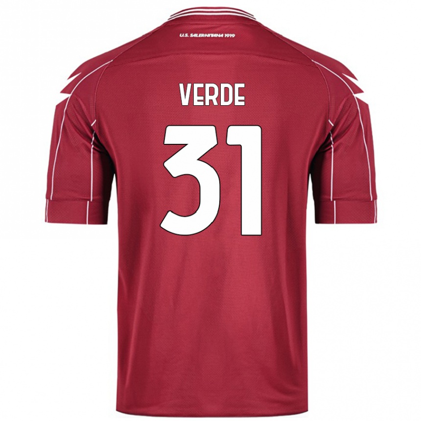 Homme Football Maillot Daniele Verde #31 Bordeaux Tenues Domicile 2024/25