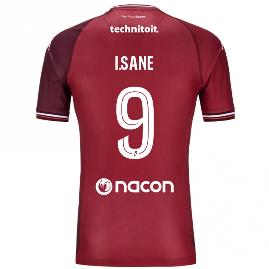 Homme Football Maillot Ibou Sané #9 Rouge Grenade Tenues Domicile 2024/25