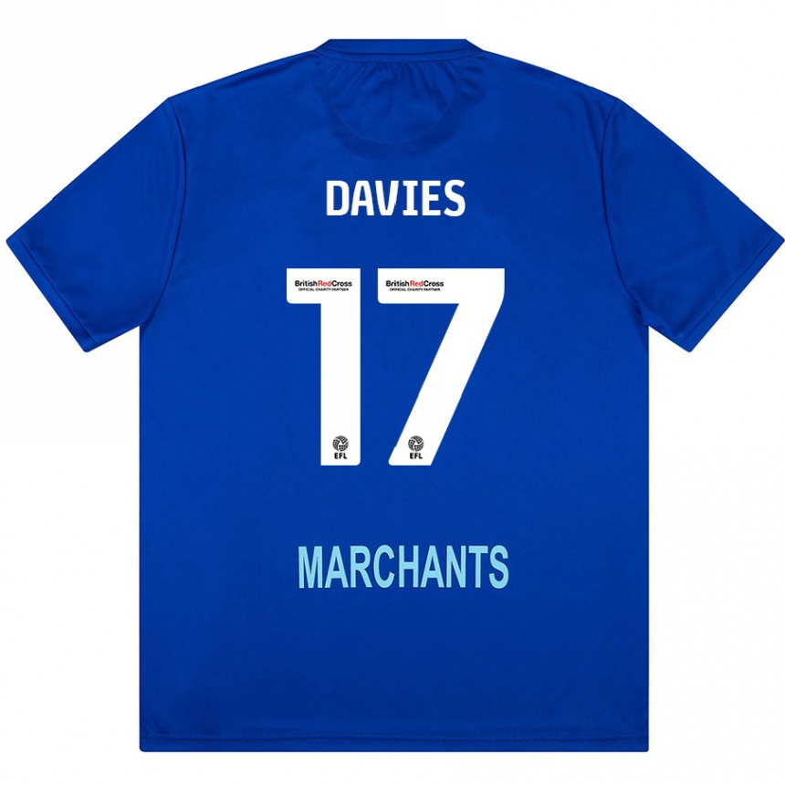 Homme Football Maillot Annabel Davies #17 Vert Tenues Extérieur 2024/25