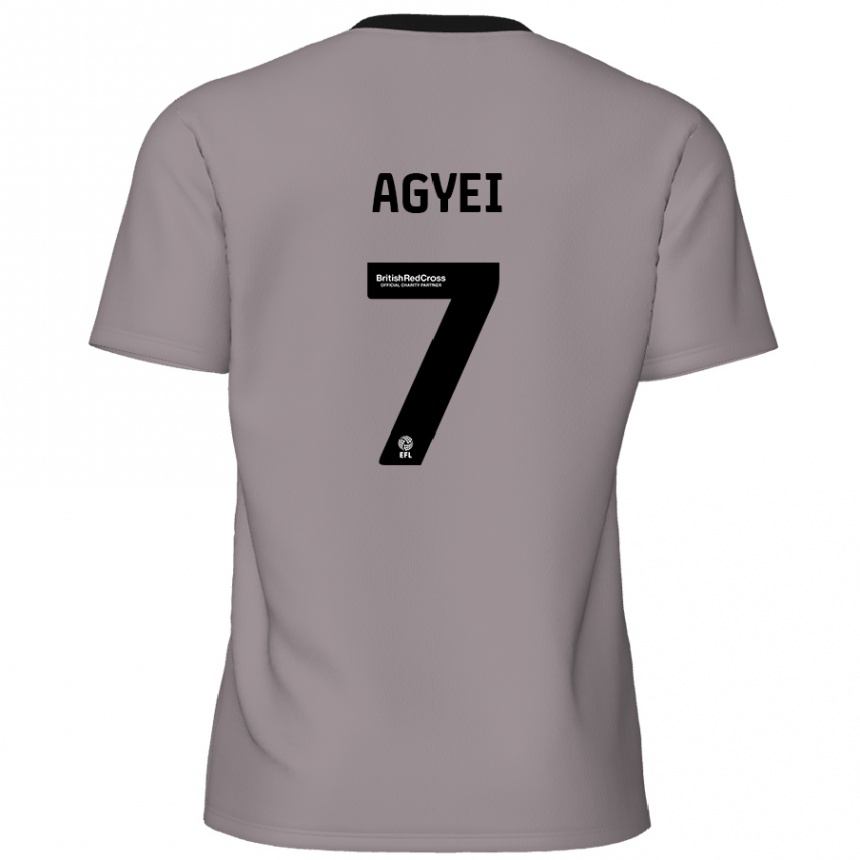 Homme Football Maillot Dan Agyei #7 Gris Tenues Extérieur 2024/25