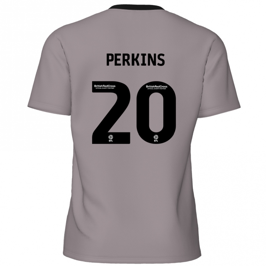 Homme Football Maillot Sonny Perkins #20 Gris Tenues Extérieur 2024/25