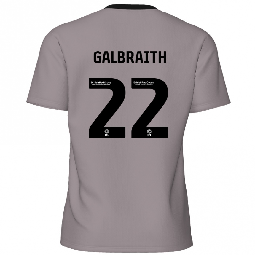 Homme Football Maillot Ethan Galbraith #22 Gris Tenues Extérieur 2024/25