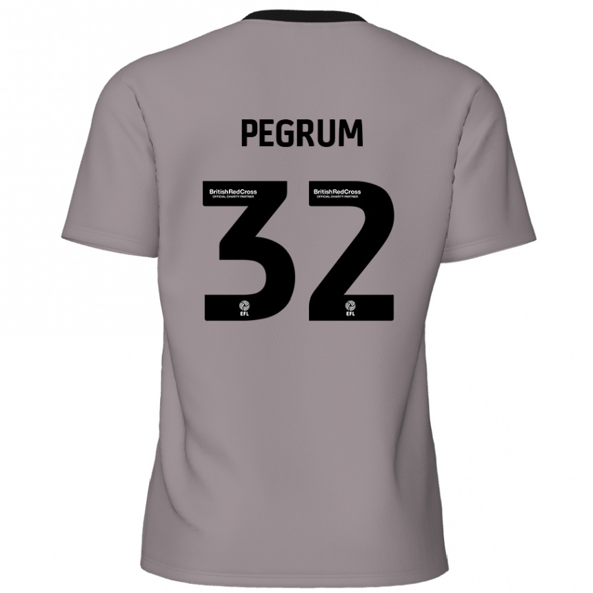 Homme Football Maillot Charlie Pegrum #32 Gris Tenues Extérieur 2024/25