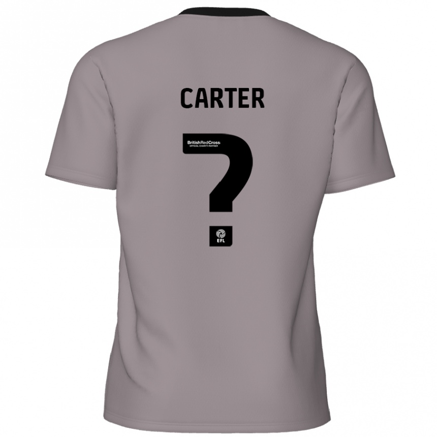 Homme Football Maillot Dan Carter #0 Gris Tenues Extérieur 2024/25