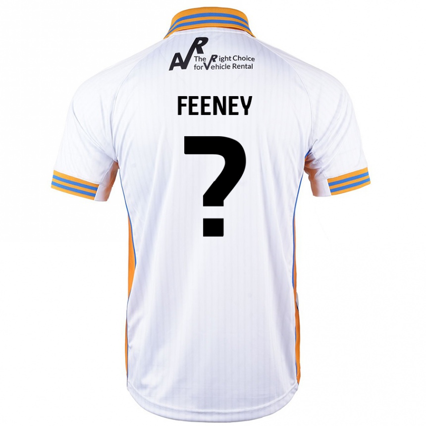 Homme Football Maillot Josh Feeney #0 Blanc Tenues Extérieur 2024/25