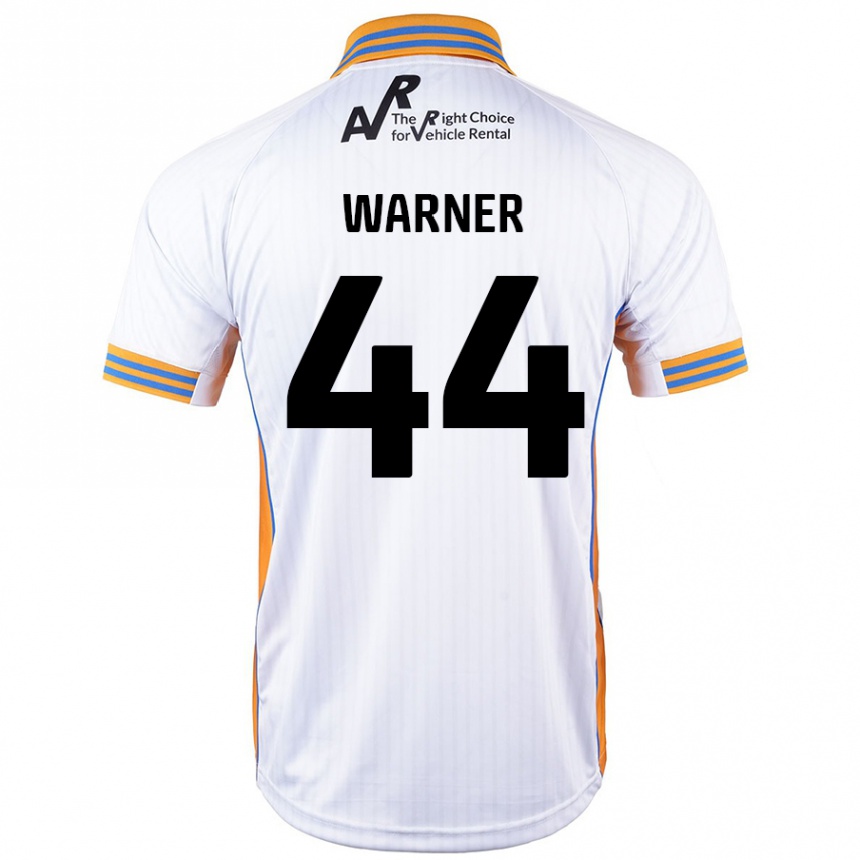 Homme Football Maillot James Warner #44 Blanc Tenues Extérieur 2024/25