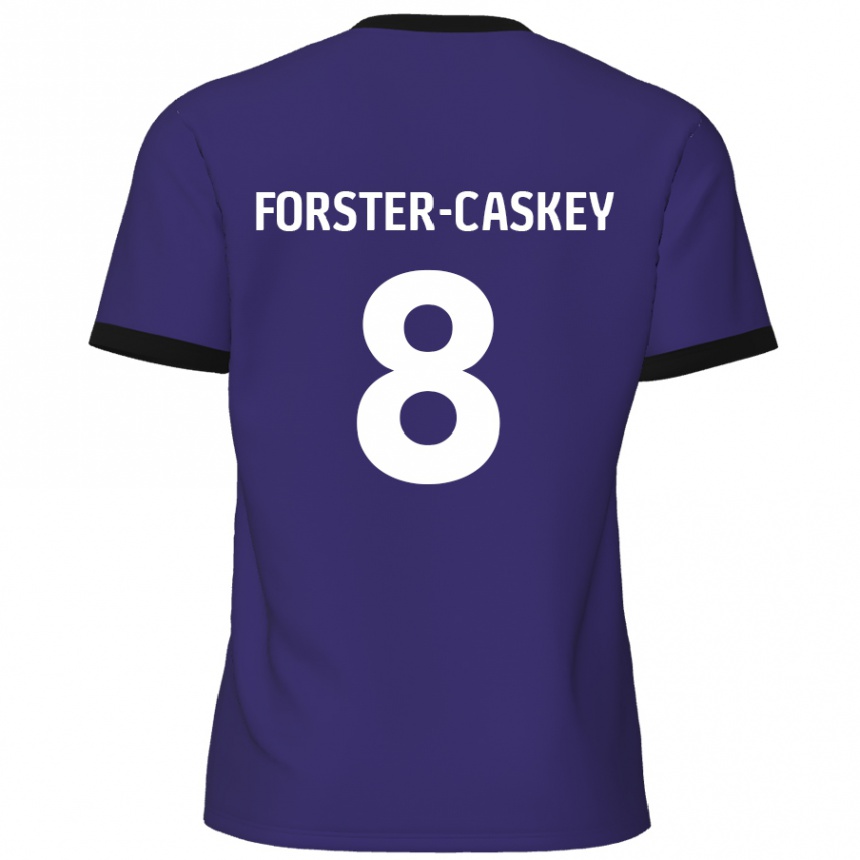 Homme Football Maillot Jake Forster-Caskey #8 Violet Tenues Extérieur 2024/25