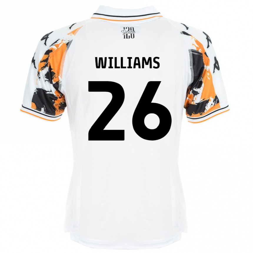 Homme Football Maillot Annabel Williams #26 Blanc Tenues Extérieur 2024/25