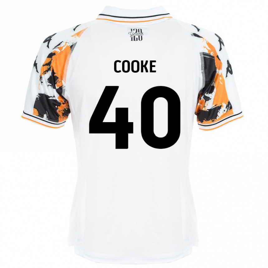 Homme Football Maillot Megan Cooke #40 Blanc Tenues Extérieur 2024/25