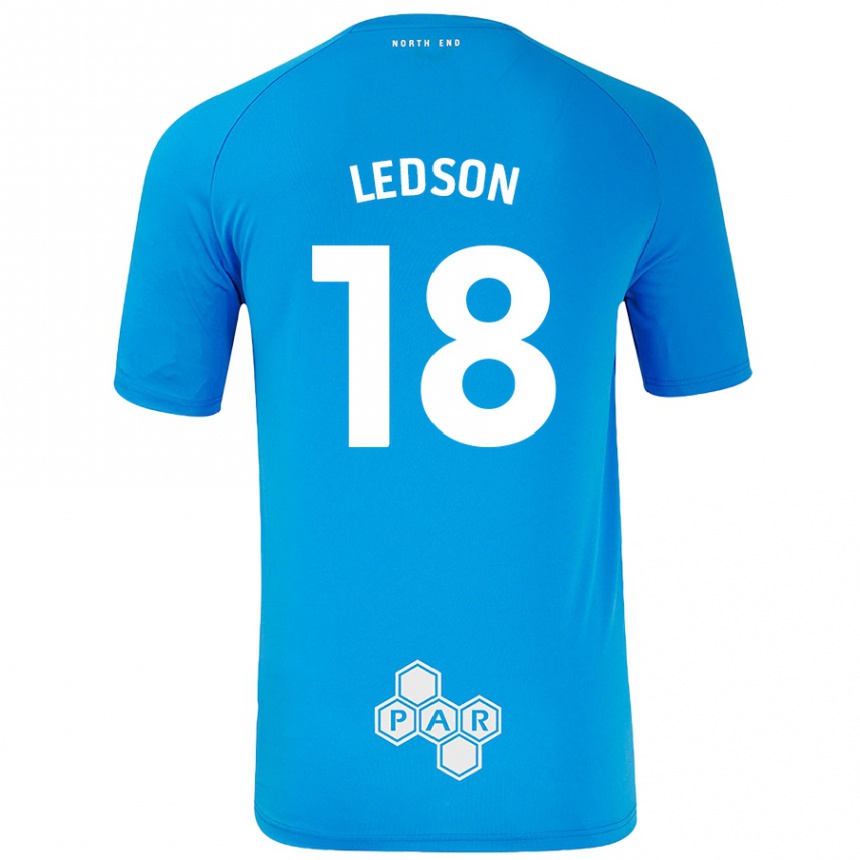 Homme Football Maillot Ryan Ledson #18 Bleu Ciel Tenues Extérieur 2024/25