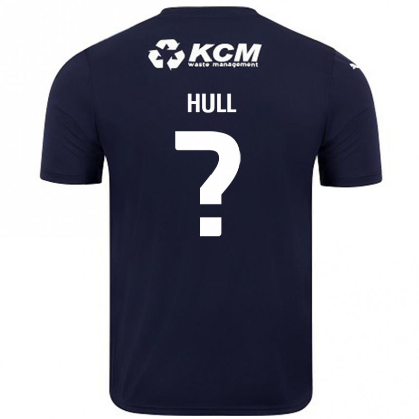 Homme Football Maillot Jake Hull #0 Bleu Marine Tenues Extérieur 2024/25