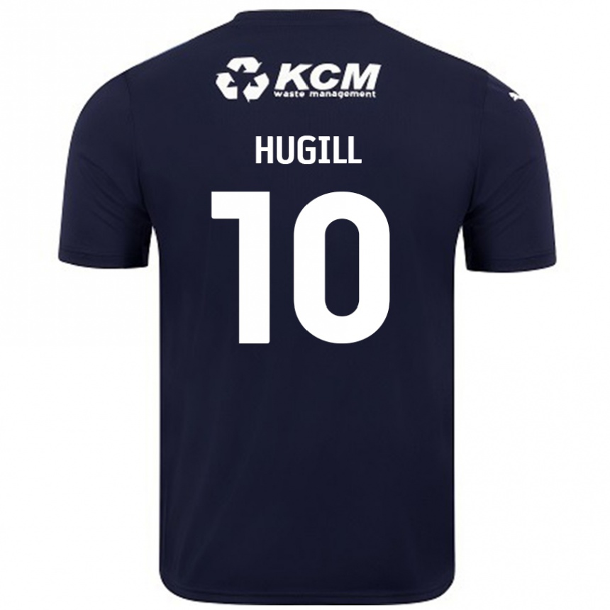 Homme Football Maillot Jordan Hugill #10 Bleu Marine Tenues Extérieur 2024/25