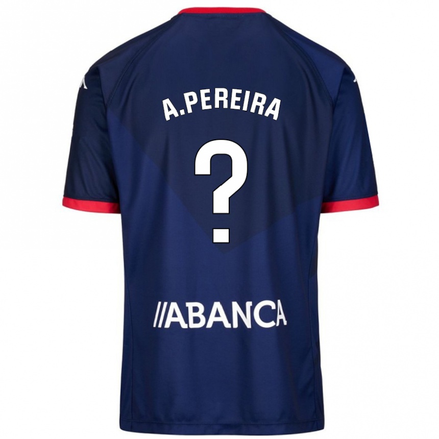 Homme Football Maillot Alejandro Pereira #0 Bleu Marine Tenues Extérieur 2024/25