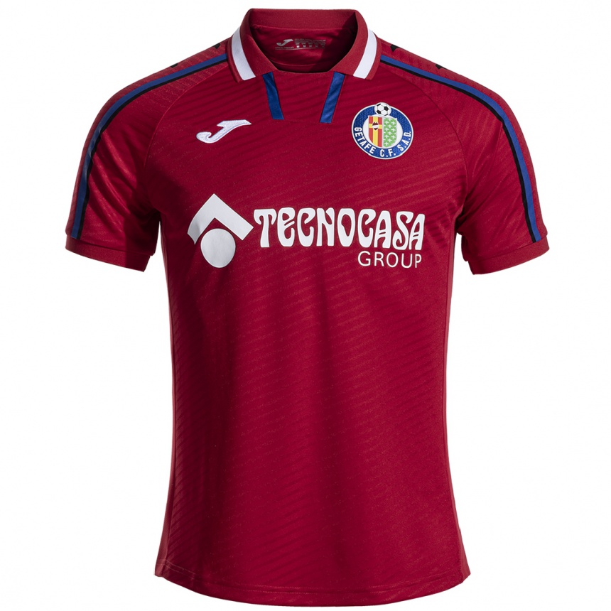 Homme Football Maillot Bertuğ Yıldırım #0 Rouge Foncé Tenues Extérieur 2024/25