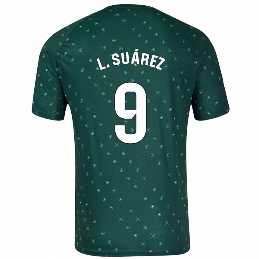 Homme Football Maillot Luis Suárez #9 Vert Foncé Tenues Extérieur 2024/25