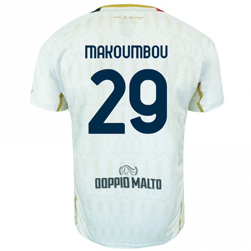 Homme Football Maillot Antoine Makoumbou #29 Blanc Tenues Extérieur 2024/25