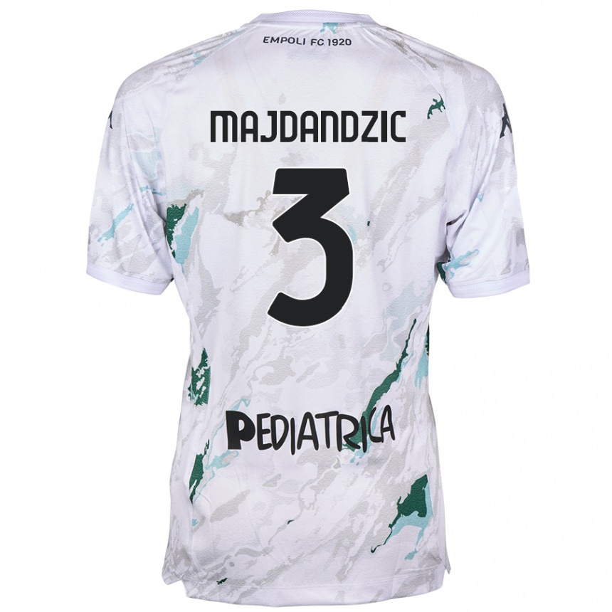 Homme Football Maillot Patrik Majdandzic #3 Gris Tenues Extérieur 2024/25