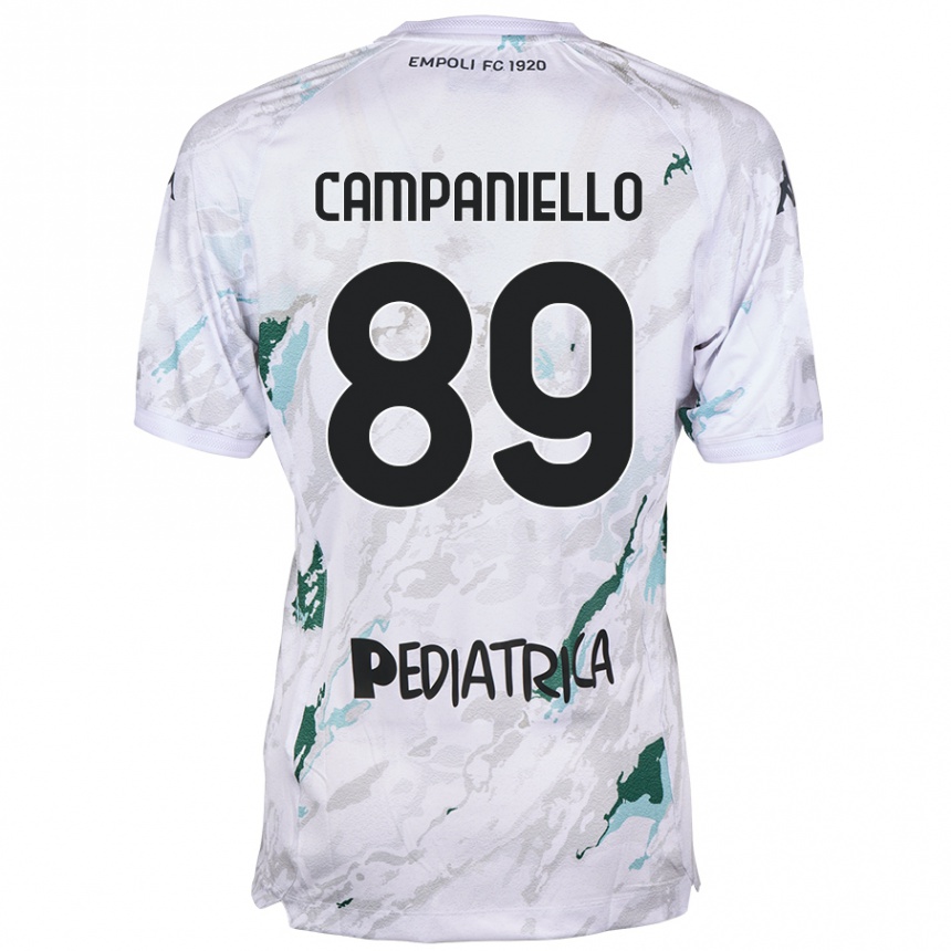 Homme Football Maillot Thomas Campaniello #89 Gris Tenues Extérieur 2024/25