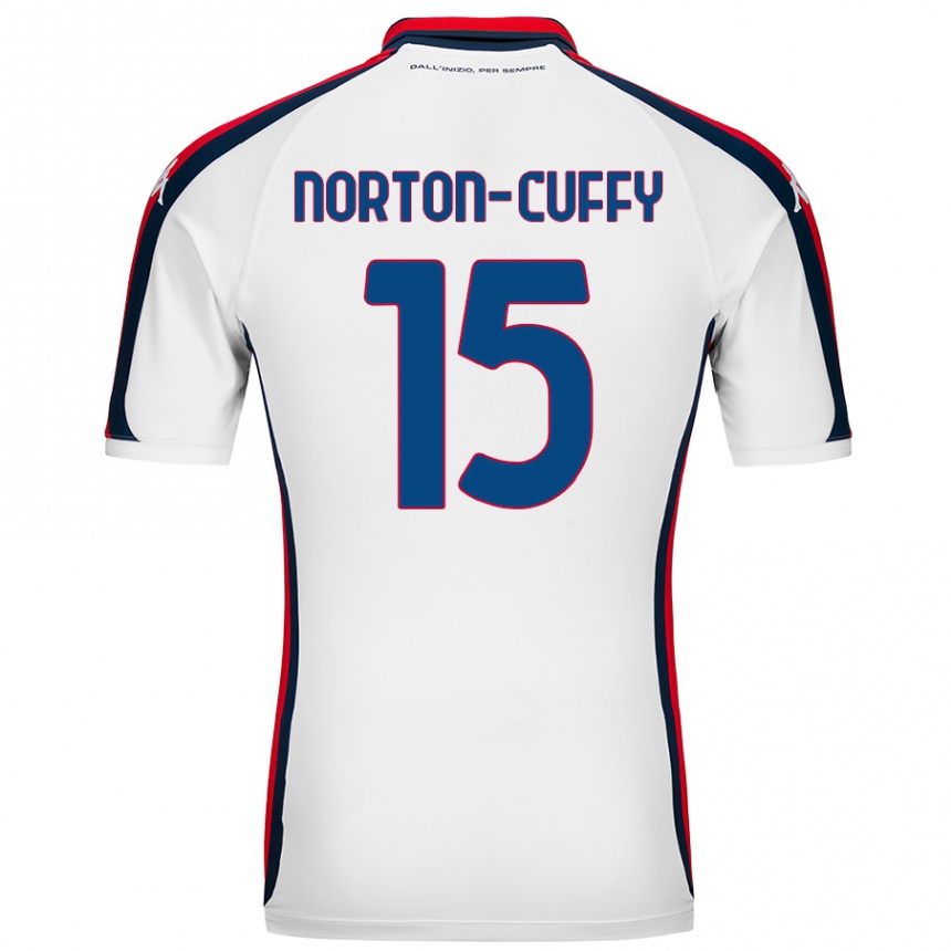 Homme Football Maillot Brooke Norton-Cuffy #15 Blanc Tenues Extérieur 2024/25