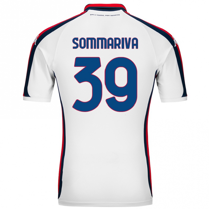 Homme Football Maillot Daniele Sommariva #39 Blanc Tenues Extérieur 2024/25