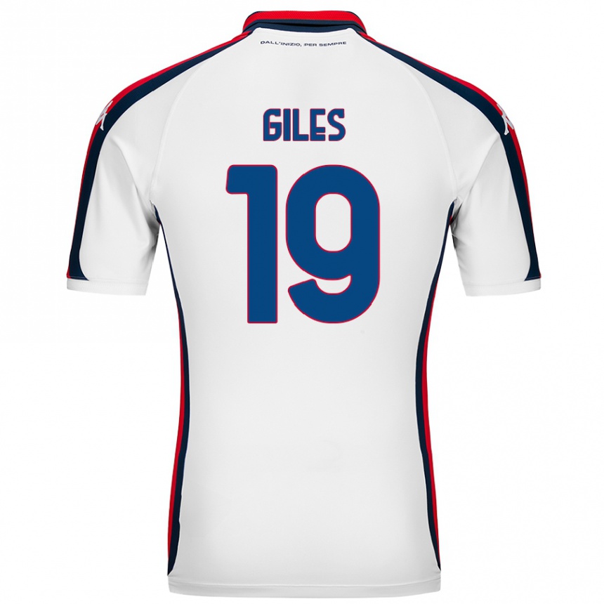 Homme Football Maillot Heidi Giles #19 Blanc Tenues Extérieur 2024/25