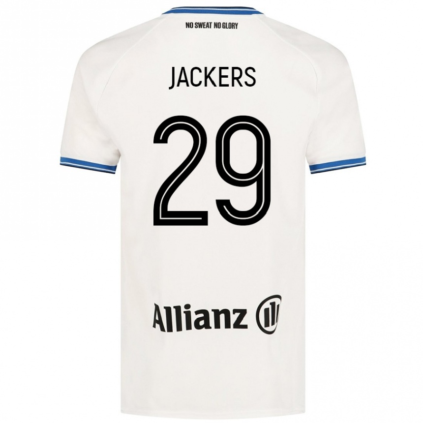 Homme Football Maillot Nordin Jackers #29 Blanc Tenues Extérieur 2024/25