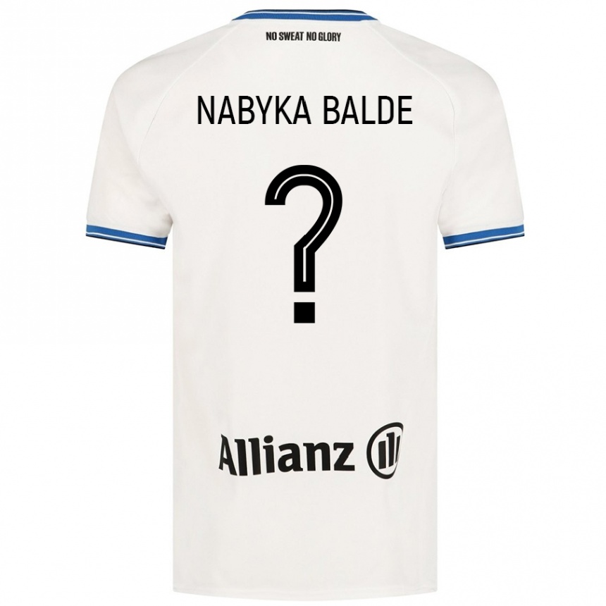 Homme Football Maillot Mamadou Nabyka Balde #0 Blanc Tenues Extérieur 2024/25