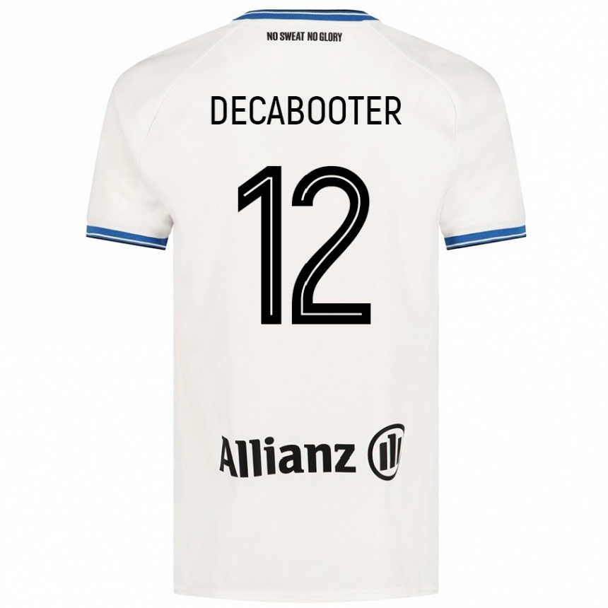 Homme Football Maillot Marith Decabooter #12 Blanc Tenues Extérieur 2024/25