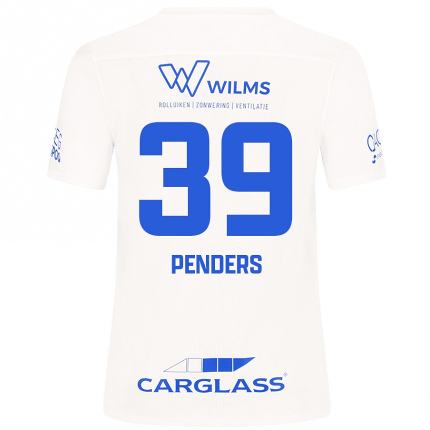 Homme Football Maillot Mike Penders #39 Blanc Tenues Extérieur 2024/25