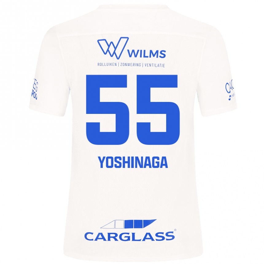 Homme Football Maillot Yumeki Yoshinaga #55 Blanc Tenues Extérieur 2024/25