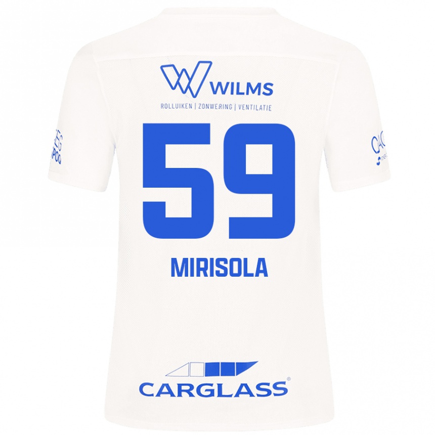 Homme Football Maillot Robin Mirisola #59 Blanc Tenues Extérieur 2024/25