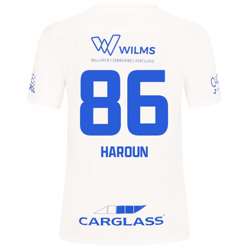 Homme Football Maillot Kenan Haroun #86 Blanc Tenues Extérieur 2024/25