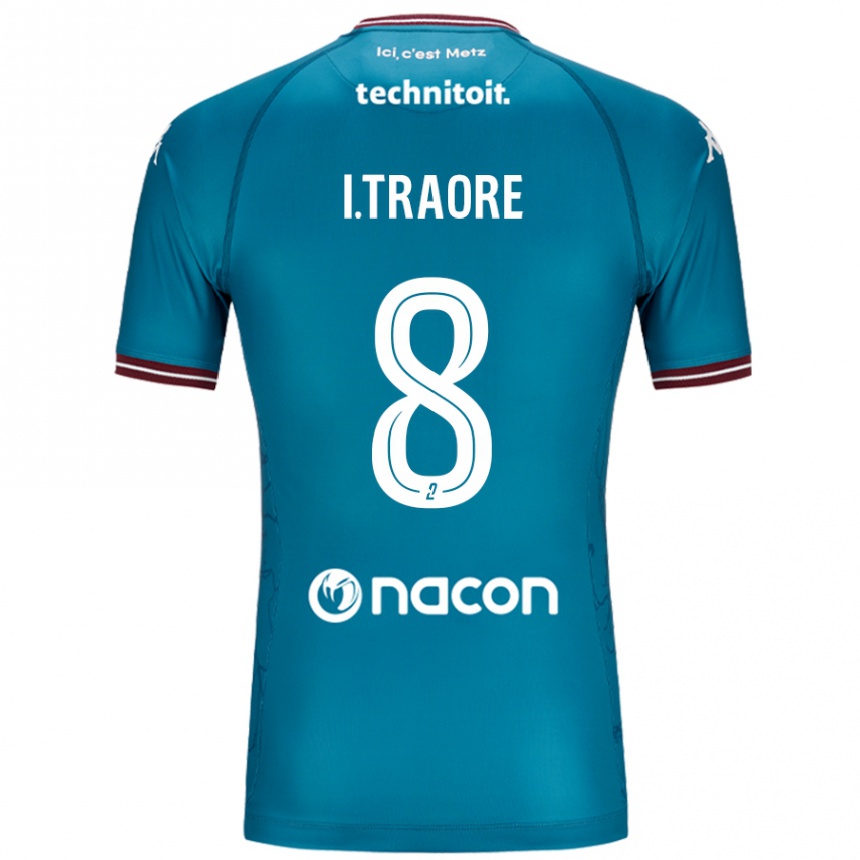 Homme Football Maillot Ismaël Traoré #8 Bleu Pétrole Tenues Extérieur 2024/25